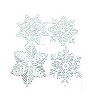 Metalo pjaustymo formelės Pjaustymo formelė Snaigės dekoracija Scrapbookingas Popieriaus rankdarbiai Peilio forma Štampavimo šablonai One Size sidabras