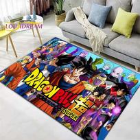 Anime Dragon Ball Goku žaidimų zonos kilimėlis 3D spausdinimas vaikams Žaidimas Dideli kilimai svetainei miegamajame Papuoškite kilimą vaikams žaidimų kilimėlis 40cm x 60cm black