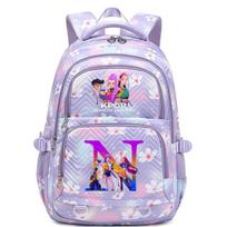 Vaikams Mergaitėms Kpop Rumi Zoey Mira Raidėmis Spausdinamas Mokyklinis Kuprinė Atspari Vandeniui Kuprinė 44*34*17cm