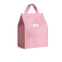 Casual Bag Food Drink Cooler Bag Camping Picnic Tote Storage Bags Letter Lunch Box Canvas Handbag Lunch Bag Lunch Organizer S rožinė