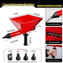 Maišytuvas Grouting Pistoletas: Atsparus vandeniui, aukšto slėgio, nesandarus plytelių siūlių užpildas, neslystantis, taupantis jėgas Red Mixing Sprinkler Gun [Black Head] red
