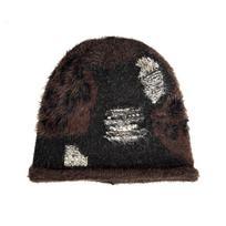 Vintage Stackable Beret Hat Autumn Winter Warm Cap Fashion Headwear For Big Head Size Chunky Knit Beanie Ear Protection New 56-60cm