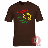 Reggae Lion TShirt Dub Ska Skanking Roots Club Music Festival Cool Tshirt 2XL yellow