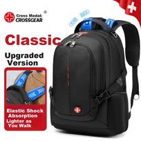 CROSSGEAR Swiss Army Knife Backpack for Men, Travel Business Trip Large Capacity Backpack, 16-Inch Laptop Backpack for Middle And High School Students