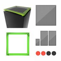 Dustproof Net for Xbox Series S, Host Cooling Vent Dust Filter Cover,Heat Dissipation Mesh Guard, Console Protective Bracket Kit žalia