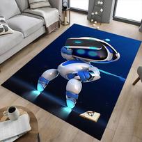 1pc Astro Bot Adventure Carpet for Playroom Bedroom Living Room Sofa Home Decor,kids Game Area Rug Non-slip Floor Mat Y72311 90cm x 130cm