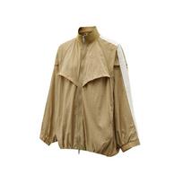 Nike As W Nk Balloon Track Jacket Color Block Zip Long Sleeve Jacket Women jackets IM8166-297 XL beige