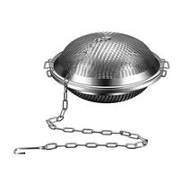 Flying Saucer Shape Kitchen Spice Filter Ball 304 Stainless Steel Brine Filter  Kitchen Accessories 18 cm/7.09 in sidabras