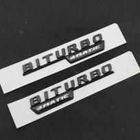3D ABS Automobilio Galinės Bagažinės Ženkliuko Raidės Lipdukas Logotipas GLC 43 BITURBO 4MATIC Emblema Mercedes Benz AMG GLC43 X253 Priedams gray