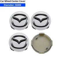 52/56/60mm Automobilio ratlankių centrinės apdailos emblemos dangteliai, skirti Mazda Atenza MX3 CX3 CX5 2 3 6 323 626 RX8 RX7 Protege Axela Speed