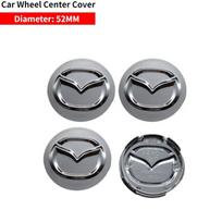 52/56/60mm Automobilio ratlankių centrinės apdailos emblemos dangteliai, skirti Mazda Atenza MX3 CX3 CX5 2 3 6 323 626 RX8 RX7 Protege Axela Speed