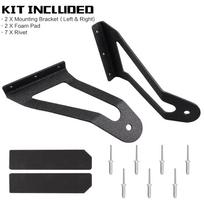 50 inch LED Light Bar Brackets for Jeep Cherokee XJ 1984-2001 Off-road Bar light Roof Holder for JEEP Comanche MJ 1986-1992 juoda