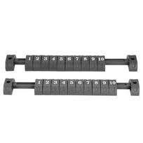 2pcs set Table Football 10 Numbers Scoring Score Counter Indicator Black gray