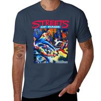Streets Of Rage Cover Art Gift Perfect Tshirt Fashion Print Casual Short Sleeve 2XL brown