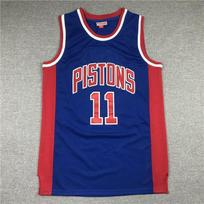 Vyriški Detroit Pistons krepšinio marškinėliai Dwight Howard Rose Griffin Drummond Thomas Rodman Siuvinėti Gerbėjų apranga XXL red