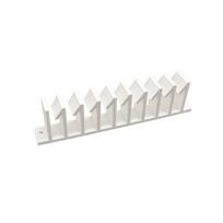 Wall Mounted Box Lid Storage Rack Mold Resistant Food Container Lid Holder  Cabinets White 10 Grids