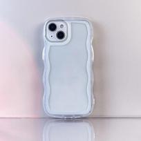 Mielas banguotas garbanotas skaidrus dėklas telefonui iPhone 11 dėklas iPhone 15 Pro 14 13 12 Pro Max XS Max X XR 7 8 Plus SE minkštas smūgiams atsparus dangtelis For iPhone 15 Plus