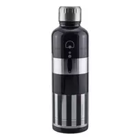Paladone Darth Vader Lightsaber Metal Water Bottle Kasdieniam naudojimui 500 ml Nerūdijančiojo plieno Juoda, Sidabras