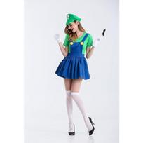 Helovino kostiumas anime cosplay žaidimas Mary cosplay kostiumas kombinezonas tėvų ir vaikų kostiumas XXL blue