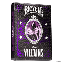 Bicycle Disney Villains Inspired kortos (violetinė)