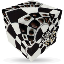 Galvosūkis V-Cube 3 Chessboard Illusion