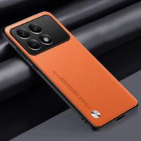 PU Leather Case For Xiaomi Poco X6 Pro 5G Back Cover Matte Silicone Full Protection Phone Case For Poco X6Pro PocoX6 Pro For Poco X6 Pro gray