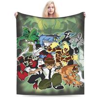 Ben 10 Omnitrix Antklodės Kokybiška Minkšta Pledas Žiemos Mergaitės Berniukai Svetainė Gatvės Tendencija Lovatiesė 75x90cm