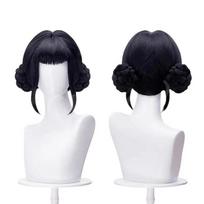 Rumi Mira Zoey White Singing Suit Women Girls Halloween Party Role Playing Outfit Cosplay Costume Wig for Adult Children Child 130 black