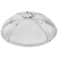 Lauko židinio dangtis Vevor SCSKD01-20, Ø48.5x16 cm, sidabrinis