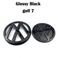 VW Polo Golf 4 5 1 rinkinys Volkswagen VW lipdukai Priedai ABS Automobilio priekinės grotelės Emblema Galinės bagažinės ženklelis Logotipas Golf 6 7 7.5 MK6 MK7 MK8 Polo EP1 black