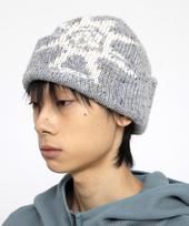 GLACK Gc070 Sunflare Heathered Knit Beanie (Gray) F beige