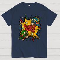 Bubble Bobble Nerd Retro Game Cotton Summer Casual Cool Loose T-Shirt 4XL geltona