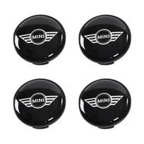 /4 VNT. 54mm 56mm Automobilio ratlankio centriniai dangteliai, ratlankių apdangalai, ženklelis, emblema BMW Mini Cooper One S JCW R56 R50 R53 R55 R57 R60 F55 F56