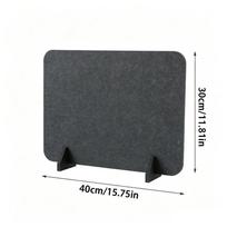Veltinis Egzaminų Pertvara Akustinė Stalo Sienelė Patvari Privatumo Panelė Studentų Stalui Klasėje Black-40x30cm