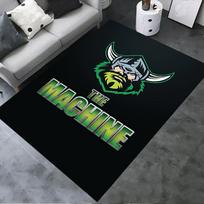 Canberra Raiders Carpet Rug for Living Room Bedroom Home Sofa Decoration,Kids play Non-slip Floor Mat 100x120cm( 39x47in )