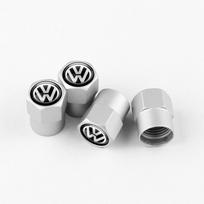 For Volkswagen 3D Metal Car Wheel Tire Valve Caps Stem Cover Accessories For Volkswagen VW Rline Golf 4 5 6 7 Tiguan Passat B5 B6 B7 CC MK5 MK6 EM1