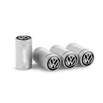 For Volkswagen 3D Metal Car Wheel Tire Valve Caps Stem Cover Accessories For Volkswagen VW Rline Golf 4 5 6 7 Tiguan Passat B5 B6 B7 CC MK5 MK6 EM1