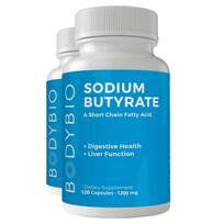 Sodium Butyrate Short-Chain Fatty Acid Capsules - Clean Formula - Nutritional Management Capsules 2 pcs 120 Tablets