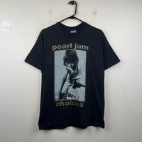 Vintage 1992 Black Pearl Jam Choices Band T-Shirt Size L Unisex T-Shirt M gray