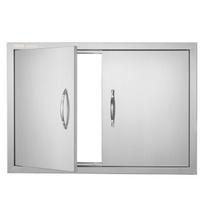 Lauko virtuvės durelės Vevor, 77.4x53.3 cm, sidabrinės