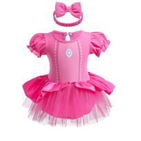 Helovino Kūdikio Mergaitės Suknelė Kūdikio Mažylio Princesės Tiulio Tutu Šventinės Suknelės Mergaitėms 80cm pink