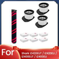 A65T-Roller Brush HEPA Filter Foam Felt Filter For Shark IZ420EUT/IZ420EU/IZ400EUT/IZ400EU Cordless Stick Vacuum Spare Parts black