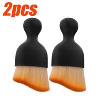 Detailing Car Cleaning Brush Interior Air Vent Super Soft Cleaning Tool With Casing Car Crevice Dusting Brushes black