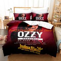 ozy osbourne Lovos rinkinys Vienvietis Dvigulis Didelis Karališkas Matmenys Matmenys Lovos patalynės rinkinys Suaugęs Vaikas Miegamasis Antklodės užvalkalų rinkiniai Hip Hopo Paklodės rinkinys 120*200cm Single