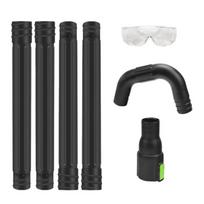 High Reach Nozzle Set For Gutters Providing 360Degree Adjustment And Debris Clearance Up To 8.3 Feet For EGO530CFM 1 black