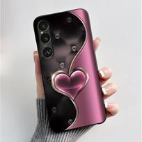 Printing Pattern Case For Sony Xperia 1 VI / Xperia 1 VII Coque Soft Silicone Black Shell Cover Cute Flower Cartoon Casing Capa Sony Xperia 1 VII black