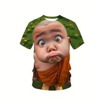 New Funny Gingerbread Men 3D Printed Men's And Women's Short Sleeved 6XL brown