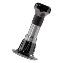 Baristas Grade Coffee Press Adjustable Force Tamper Corrosions Resistant Aluminum Alloys Handle Tamping Tool gray