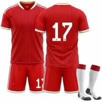 2627 marškinėliai futbolo apranga 10 Musiala 9 Kane sportas Bayern namų Nr. 17 Olise marškinėlių komplektas 20