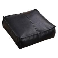 Removable Unstuffed Cushion Cover Waterproof Storage Leg Bench Thicken Square Pouf Cover  Bedroom juoda
